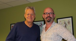 Dr. Lou with renowned guitarist, Tommy Emmanuel