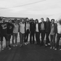 Dr. Lou with Edward Sharpe and The Magnetic Zeros - July 2016 - Call the Rock Doc at (207) 774-6251