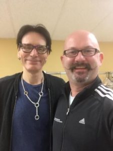 Legendary Guitarist, Steve Vai with Dr. Lou.