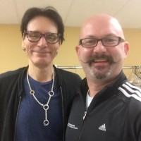 Dr. Lou with Guitar Legend Steve Vai. Dr. Lou has specialized in working with musicians for over 14 years. He has worked with some of the industry's most successful artists.  www.drloujacobs.com - Portland, Maine, U.S.A