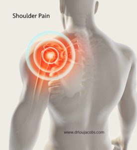 Shoulder pain is cruel and unusual punishment for not taking care of your shoulders. Do the right thing. Prevention is the best medicine. Both chiropractic and acupuncture may help. Call Dr. Lou in Portland at 774-6251.