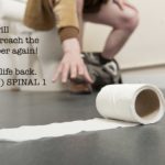 Careful! Toilet injuries are real! We don't fix toilets but we can help your spine! (207) 774-6251.