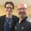 Dr. Lou with Steve Vai