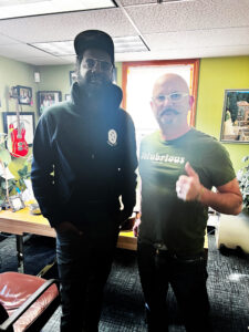 Dr. Lou with Gary Clark Jr. in 2022
