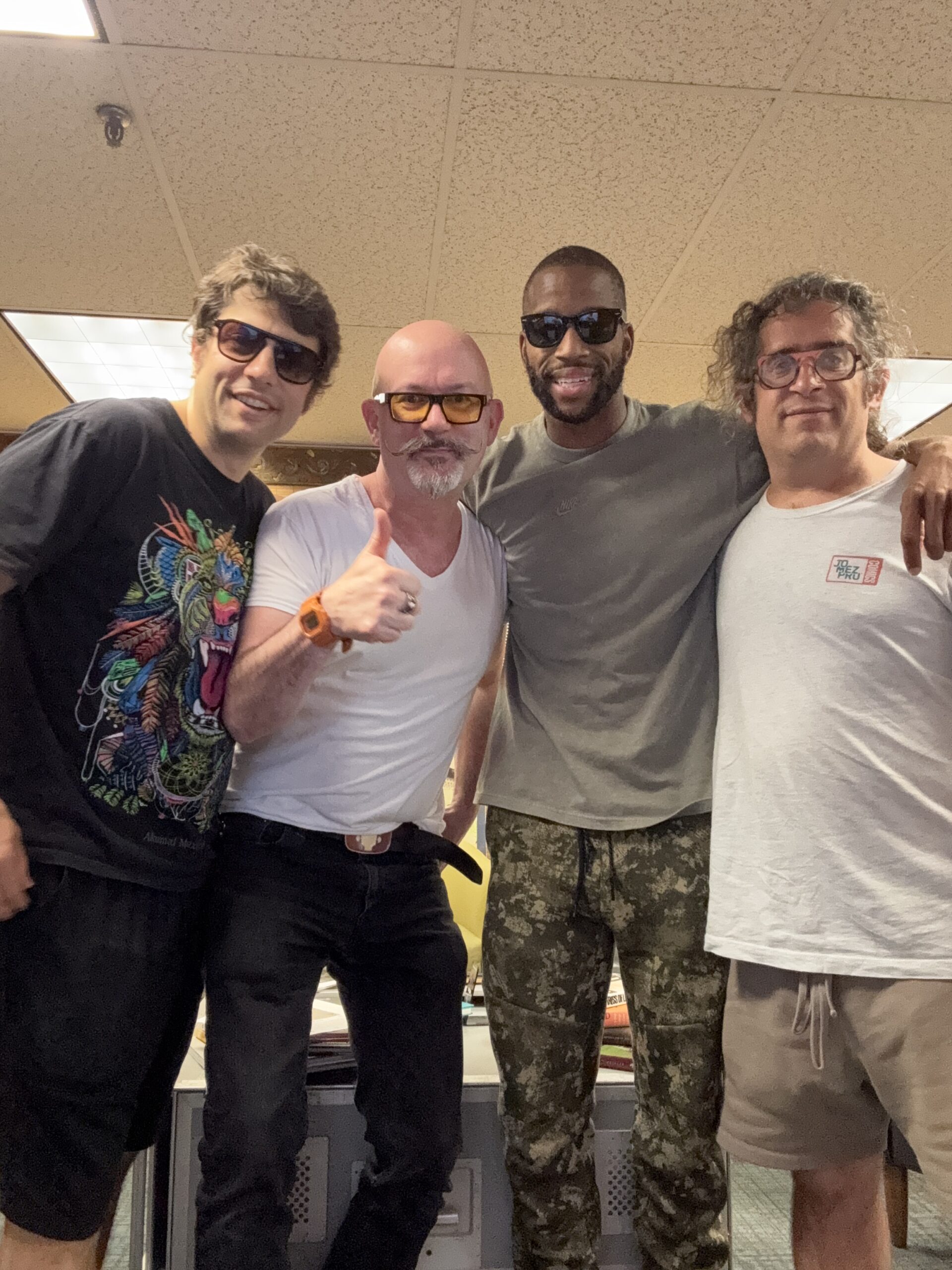Dr. Lou with Trombone Shorty and Members of Orleans Avenue