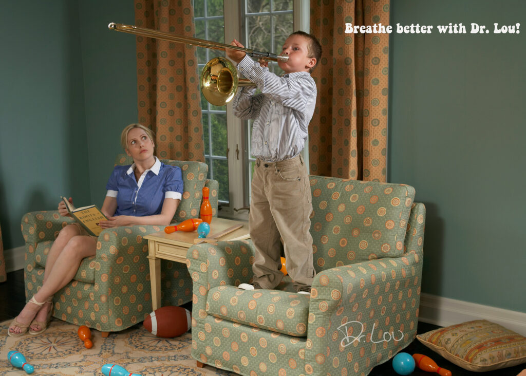 Chiropractic care helps breathing capacity in horn players, and in parents who yell at them!